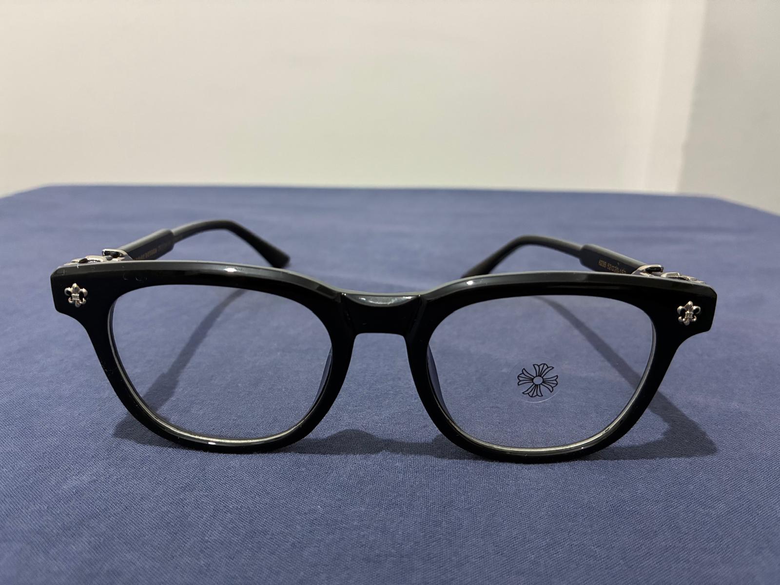 Chrome Hearts Hançer Motifli Siyah Gözlük