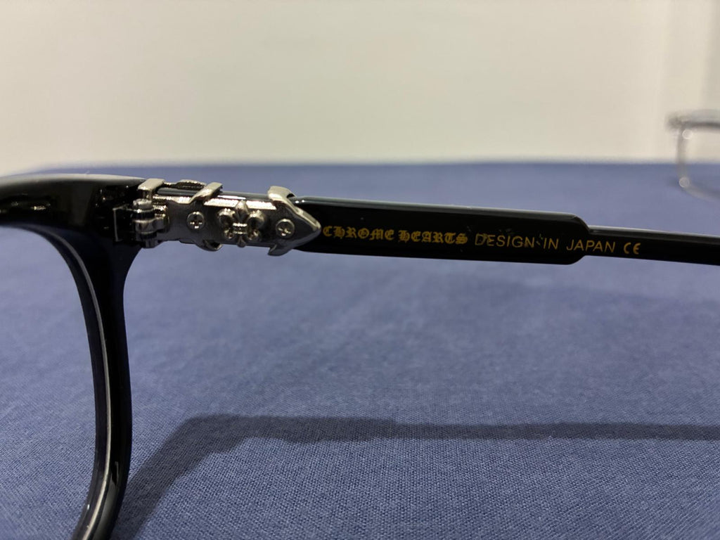 Chrome Hearts Hançer Motifli Siyah Gözlük
